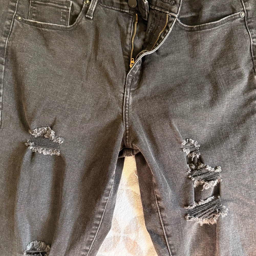 Mossimo Supply Co. High Rise Skinny Gray Jeans size 16r